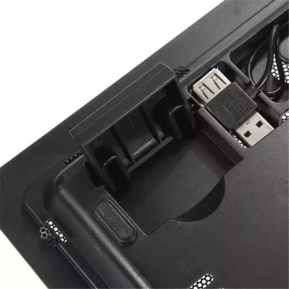 N19 Universal Laptop Cooling Pad - 10/12/14 Inch Radiator with Luminous Fan