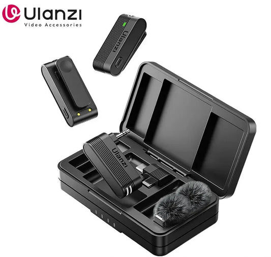 Ulanzi A100 Wireless Lavalier Microphone for iPhone & Camera