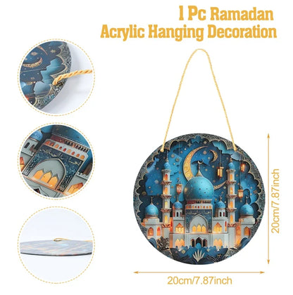 Ramadan Hanging Ornaments – Eid Mubarak Home Decor 2025