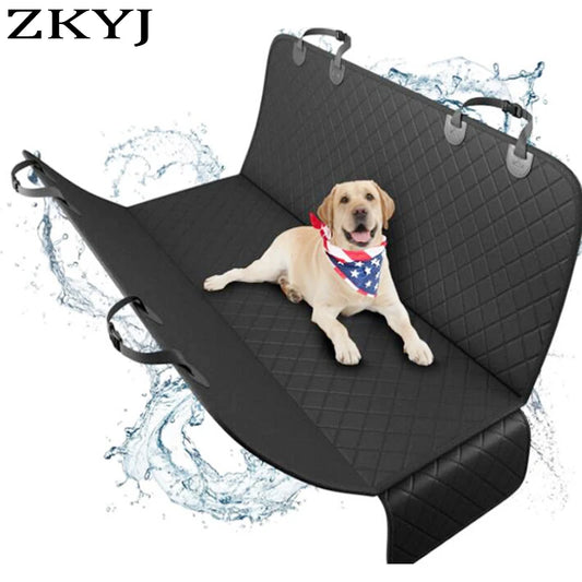100% Waterproof Dog Car Seat Cover - Travel Pet Mat & Hammock Protector for Dogs and Cats