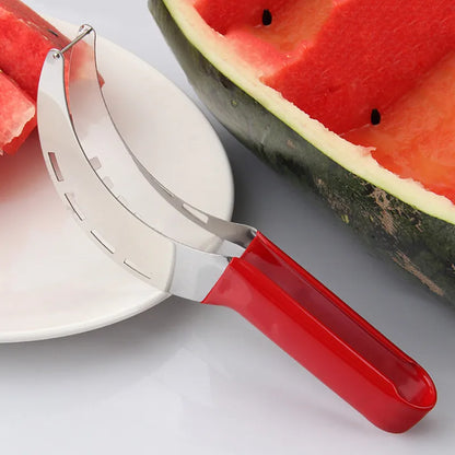 Stainless Steel Windmill Watermelon Cutter - Fruit Slicer Tool for Kitchen Accessories
