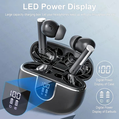 Bluetooth Earbuds with Noise Reduction & HD Sound