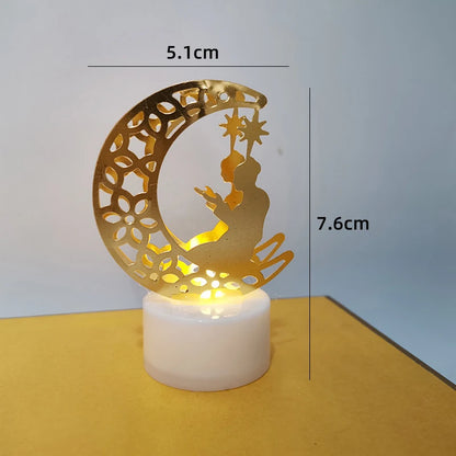 Eid Mubarak LED Candle Light – Ramadan Kareem Home Decoration