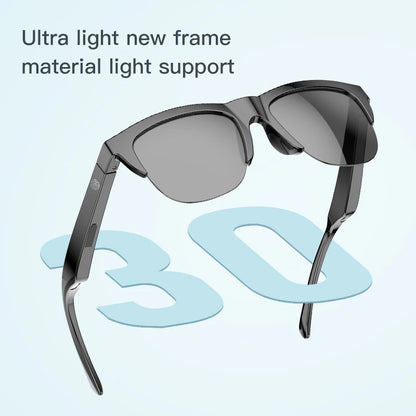 Bluetooth Lenses Man Water Proof Smartglass Stereo Connected Bezel Smartglasses Polarized Men's Sunglasses