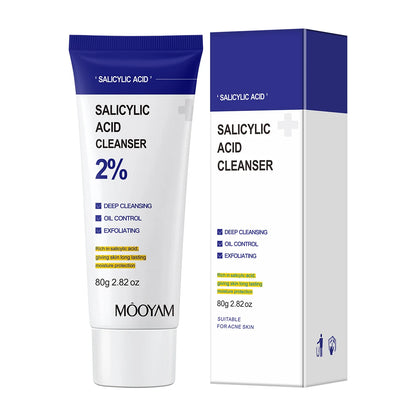 Salicylic Acid Facial Cleanser - Deep Cleaning & Moisturizing Face Wash (1/2/3pcs) - Korean Skincare