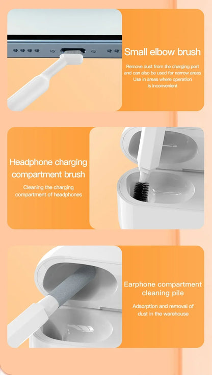 20-in-1 Multi-Functional Cleaning Tool Set for Cameras, Laptops, Phones, Keyboards, and Earphones