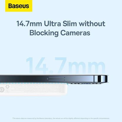 BASEUS 20W Magnetic Power Bank - 6000mAh Wireless Charger for iPhone 14/13/12 Pro Mini
