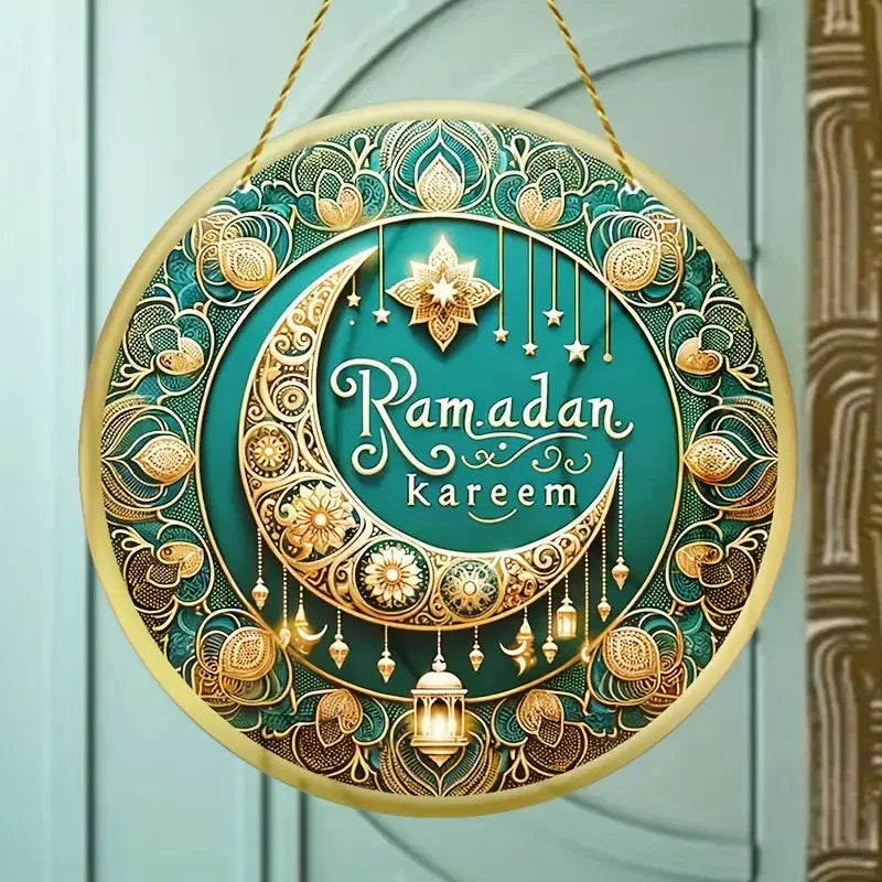 Ramadan Hanging Ornaments – Eid Mubarak Home Decor 2025