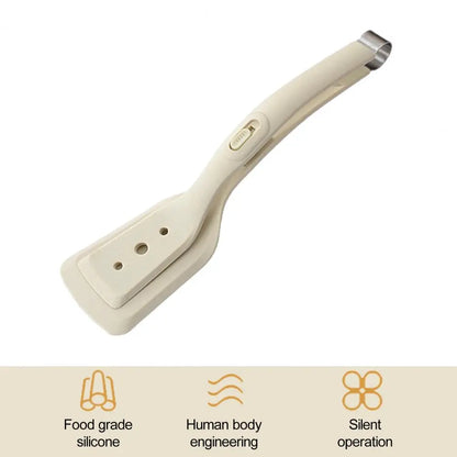 Versatile 2-in-1 Non-Stick Silicone Spatula with Ergonomic Handle for Outdoor Cooking