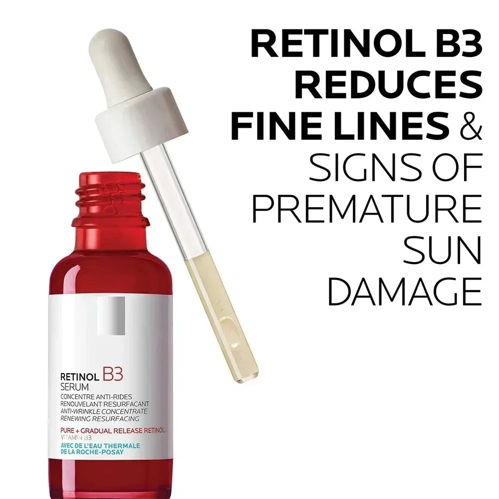 Original Effaclar Serum - Retinol B3, Pure Vitamin C10, Hyalu B5, Niacinamide 10, Cicaplast B5 Moisturizing Serum 30ml
