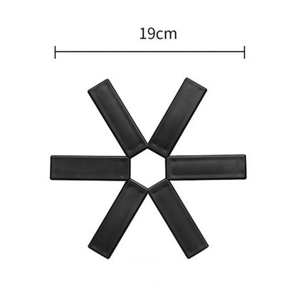 Foldable Heat-Insulating Pot Placemat - Burr-Free, Space-Saving Kitchen Trivet
