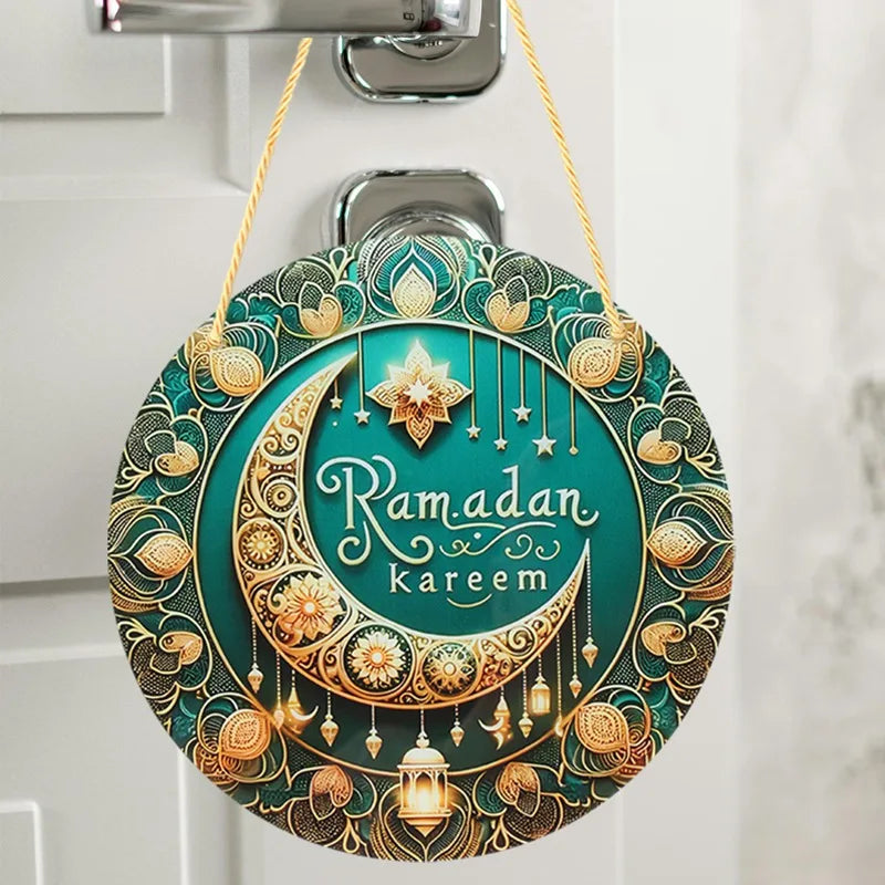 Ramadan Hanging Ornaments – Eid Mubarak Home Decor 2025