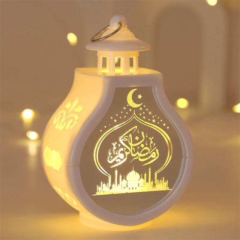 2024 LED Ramadan Lantern Light – Eid Mubarak Decoration for Home & Party