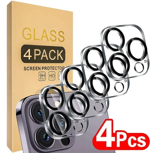 HD Camera Lens Tempered Glass Protector for iPhone 13/14/15/16 Pro Max - Anti-Scratch & Full Coverage