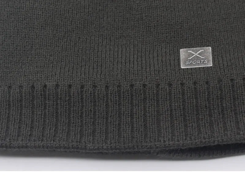 Unisex Winter Knitted Beanie Hat - Warm Skullies for Men & Women