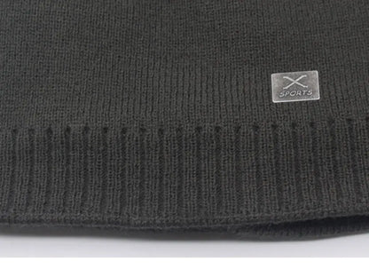 Unisex Winter Knitted Beanie Hat - Warm Skullies for Men & Women