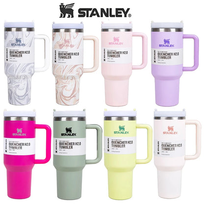 Stanley 30oz/40oz Stainless Steel Coffee Tumbler with Handle – Vacuum Insulated, Leak Proof