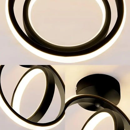 Modern Square LED Ceiling Light - Small Aisle Lamp with Adjustable Color Temperature