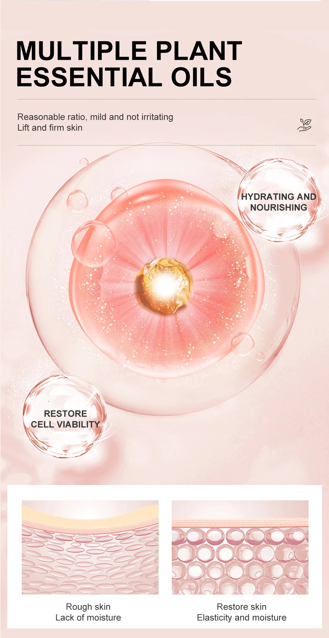 Stretch Marks Desalinate Essential Oil – Skin Care Cream for Maternity and Stretch Mark Treatment (20ml)