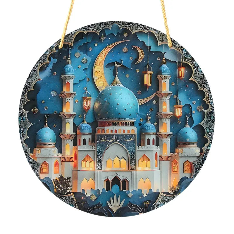 Ramadan Hanging Ornaments – Eid Mubarak Home Decor 2025