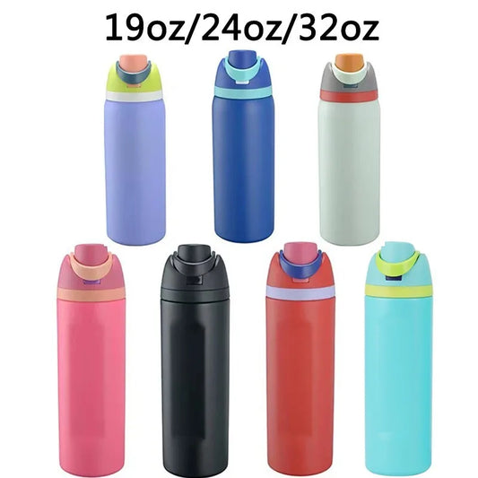 Insulated Stainless Steel Water Bottle with Straw | Perfect for Sports & Travel