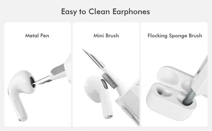 8-in-1 Computer Cleaning Kit for Keyboard, Earphones, Headphones & Screens
