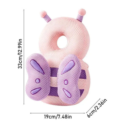 Baby Head Protector Backpack Pillow for Toddlers – Soft PP Cotton Cushion with Cartoon Designs
