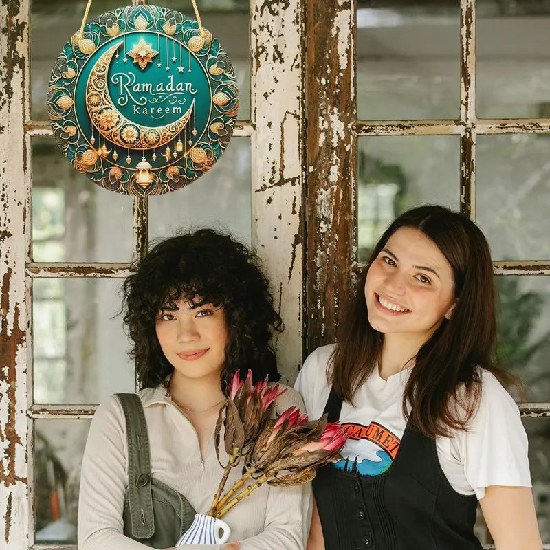 Ramadan Hanging Ornaments – Eid Mubarak Home Decor 2025