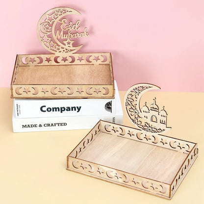 Wooden Pendant Eid Mubarak 2024 – Ramadan & Eid Decoration for Home