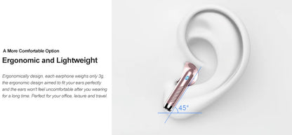 Bluetooth 5.3 Wireless Earbuds with Noise Cancelling Mic & 40H Playback