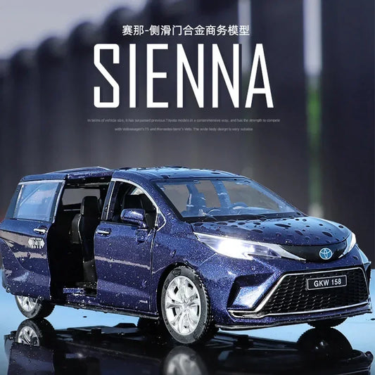 1:24 Toyota Sienna MPV Diecast Model Car – Metal Alloy Toy for Kids & Collectors