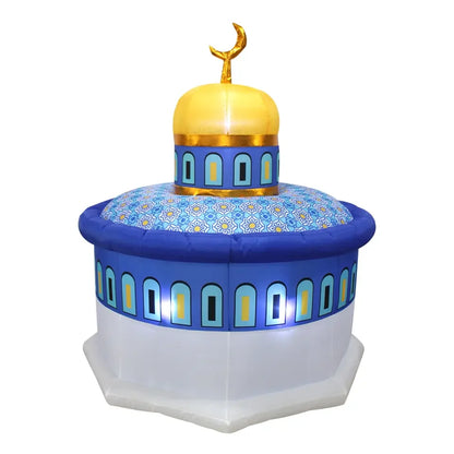 2024 New Ramadan Inflatable Islamic Castle Decoration – Outdoor Courtyard Glow Party Decor