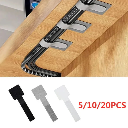 Reusable Nylon Cable Organizer Ties – Adjustable Wire Management Straps (20/10/5PCS)