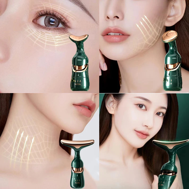 Multi-Functional Anti-Wrinkle Skin Rejuvenation Device - Neck, Face & Eye Lifting Massage Machine