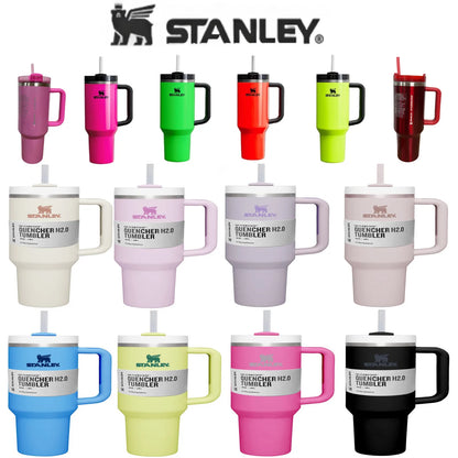 Stanley Adventure Quencher 30/40 oz Stainless Steel Tumbler with Handle & Straw – Large Capacity Insulated Travel Mug
