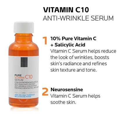 Original Effaclar Serum - Retinol B3, Pure Vitamin C10, Hyalu B5, Niacinamide 10, Cicaplast B5 Moisturizing Serum 30ml