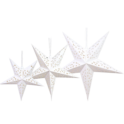 Eid Mubarak Hollow Star Pendant – Ramadan Home Decor 2025