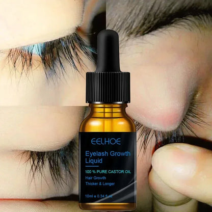 7-Day Eyelash Growth Serum – Natural Thicker, Fuller Lashes & Brows Enhancer, 10ml