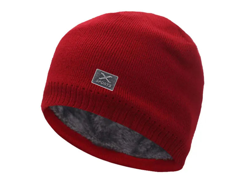 Unisex Winter Knitted Beanie Hat - Warm Skullies for Men & Women