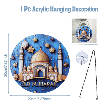 Ramadan Hanging Ornaments – Eid Mubarak Home Decor 2025