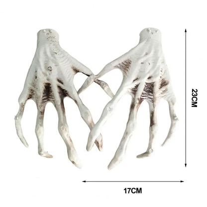Realistic Life-Size Halloween Skeleton Hand – Spooky Haunted House Decor, Zombie Prop