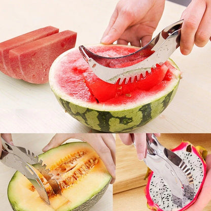 Stainless Steel Windmill Watermelon Cutter - Fruit Slicer Tool for Kitchen Accessories