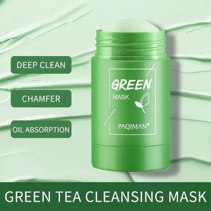 Hot Green Tea Solid Cleansing Mask – Acne, Blackhead Removal & Hydrating Face Mask