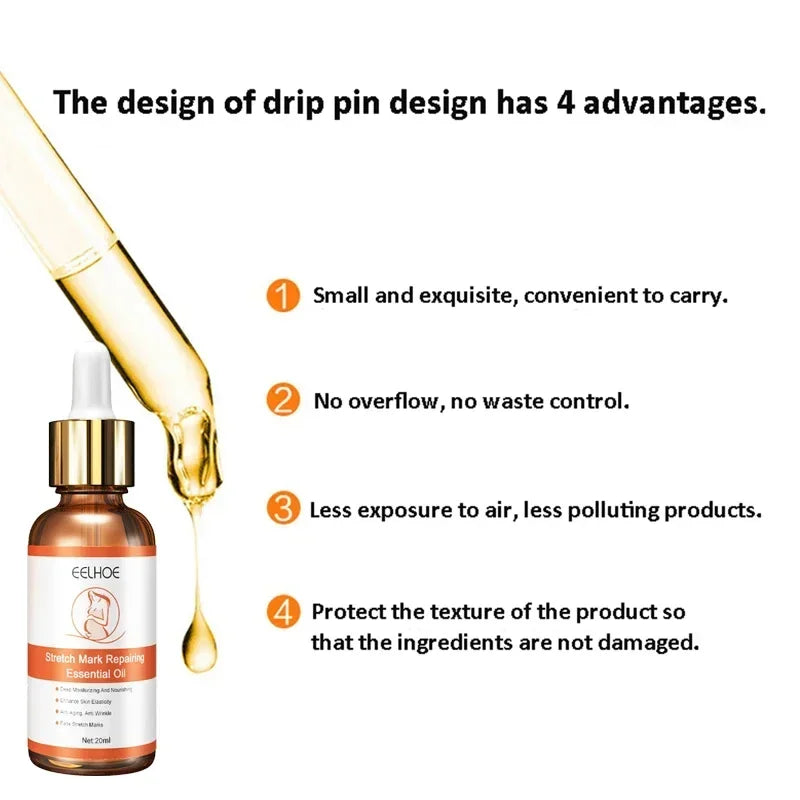 Stretch Mark Remover Essential Oil Treatment – Firming & Repairing Maternity Skin Care Cream (20ml)