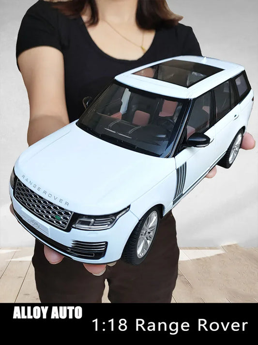1:18 Range Rover Diecast Model – Alloy SUV Toy with Sound & Light