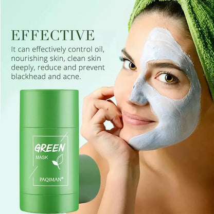 Hot Green Tea Solid Cleansing Mask – Acne, Blackhead Removal & Hydrating Face Mask