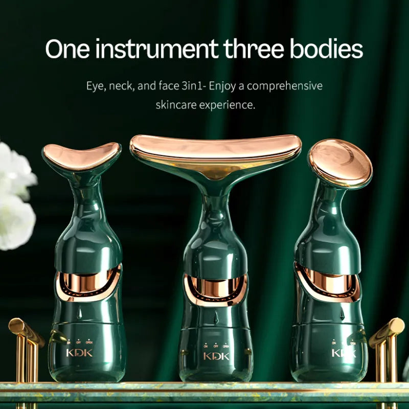 Multi-Functional Anti-Wrinkle Skin Rejuvenation Device - Neck, Face & Eye Lifting Massage Machine