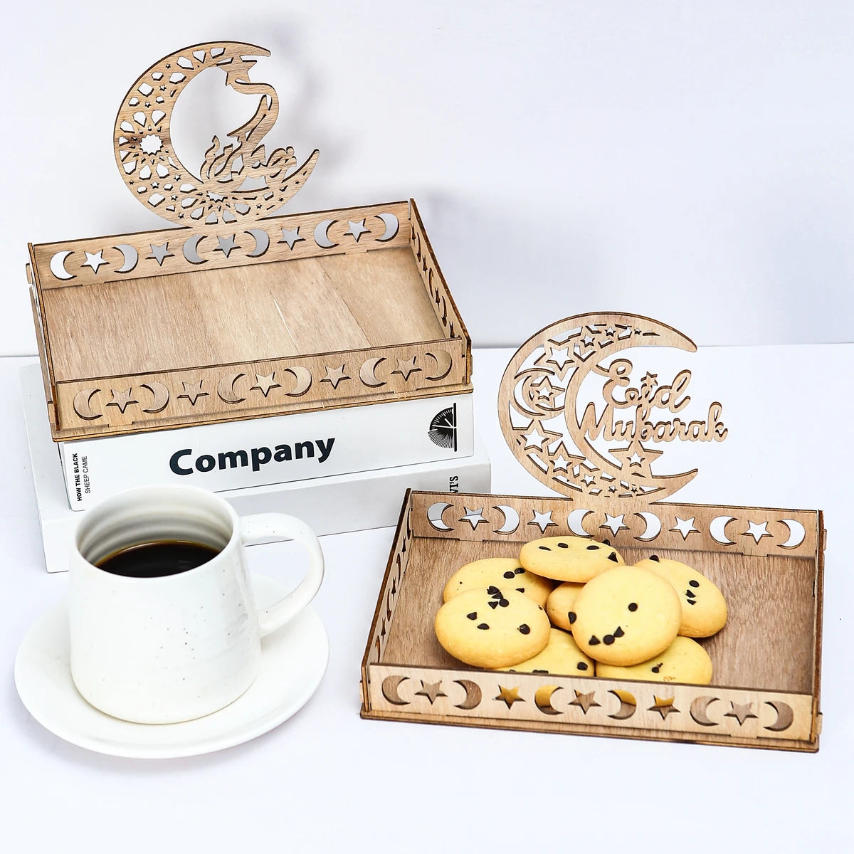 Wooden Pendant Eid Mubarak 2024 – Ramadan & Eid Decoration for Home