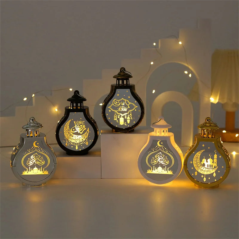 2024 LED Ramadan Lantern Light – Eid Mubarak Decoration for Home & Party