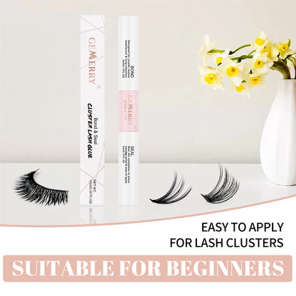2-in-1 Lash Bond & Seal Cluster Glue – Waterproof DIY Eyelash Extension Adhesive